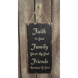 3469FFF - Faith Family Friends Sign