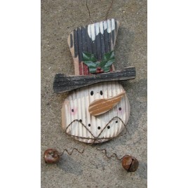 34906S- Snowman Head 9 inch /bells 34906S- Snowman Head 9 inch /bells