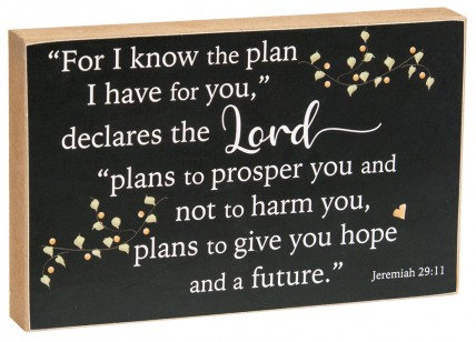 Jeremiah 29:11 wood block Jeremiah 29:11 wood block