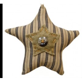CS36413 Blue ticking button star Christmas