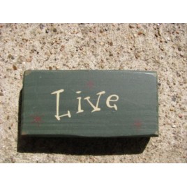 4003L - Live Mini wood block green 