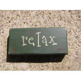 4008R - Relax Mini wood block Green 4008R - Relax Mini wood block Green