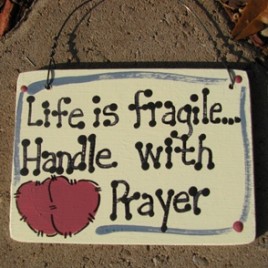 4013 - Life is Fragile...Handle with Prayer 