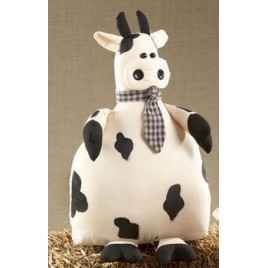 40752W - Fabric Cow Door Stop 40752W - Fabric Cow Door Stop