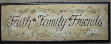 45135FFF - Faith Family Friends wood sign 45135FFF - Faith Family Friends wood sign