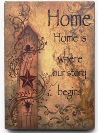 45361H - Home is Where your Story Begins wood sign 45361H - Home is Where your Story Begins wood sign