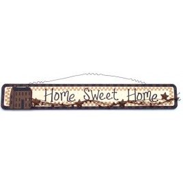  45378HSH-  Primitive Home Sweet Home wood sign 