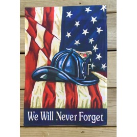  4890DC We will Never Forget Garden Flag