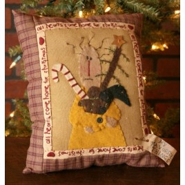 Primitive Christmas Pillow All Hearts Come Homefor Christmas Primitive Christmas Pillow All Hearts Come Homefor Christmas