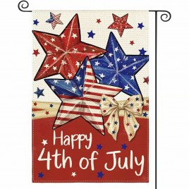 6VMQ75QWK8 Happy 4th of July Patriotic Garden Flag Double Sided