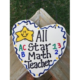 Teacher Gifts 5030 All Star Math Teacher 