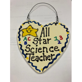 Science Teacher Gifts 5037  All Star Science Teacher Handmade