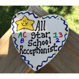 Teacher Gifts 5045 All Star School Receptionist  