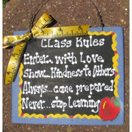 Teacher Gift  5107 Class Rules 