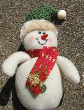 52720H - Green Hat Snowman Ornament 52720H - Green Hat Snowman Ornament