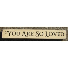 532Y - You Are So Loved engraved wood block 