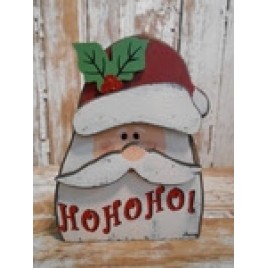 5727 Santa Ho Ho Ho Wood Block 