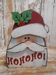 5727 Santa Ho Ho Ho Wood Block 5727 Santa Ho Ho Ho Wood Block