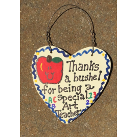 Teacher Gift Thanks a Bushel 6005  Art Teacher