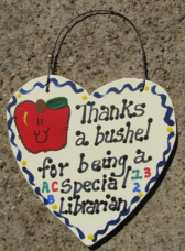 Teacher Gift  6013 Thanks a Bushel Special Librarian