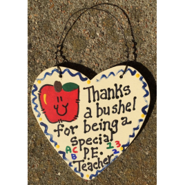 Teacher Gift  6014 Thanks a Bushel Special  P E Teacher