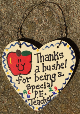 Teacher Gift  6014 Thanks a Bushel Special  P E Teacher