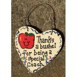 Teacher Gift  6016 Thanks a Bushel Special Coach