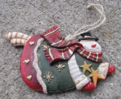 603263-Snowman Resin Ornament 603263-Snowman Resin Ornament
