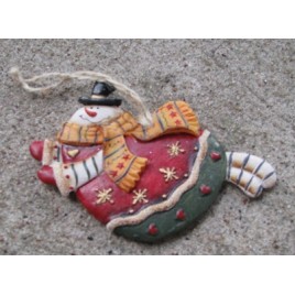 603265-Snowman Resin Ornament 603265-Snowman Resin Ornament