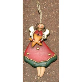 62322YSRD - Angel Gold Star Resin Ornament 62322YSRD - Angel Gold Star Resin Ornament