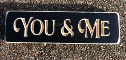 You & Me Primitive Engraved 6424 Wood Block You & Me Primitive Engraved 6424 Wood Block