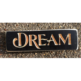 Primitive Engraved Wood Block 6426DB Dream Primitive Engraved Wood Block 6426DB Dream