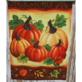 6665 Five Pumpkins Garden Flag 