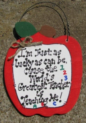 Teacher Gifts 682 Lucky Teacher Apple Teacher Gifts 682 Lucky Teacher Apple
