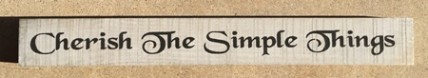 69024CT-Cherish the Simple Things Wood Block