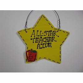 Teacher Aide  Gifts Yellow 7000 All Star Teacher Aide 