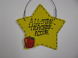 Teacher Aide  Gifts Yellow 7000 All Star Teacher Aide 