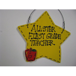 Teacher Gift 7005 All Star First Grade Teacher