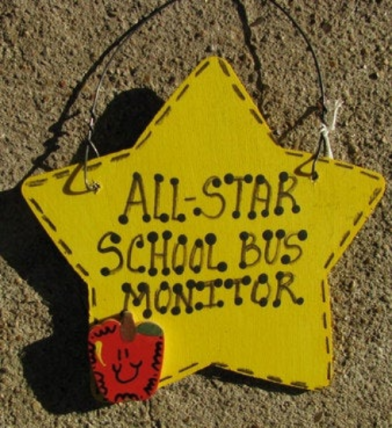 School Bus Monitor Teacher Gifts 7028  All Star School Bus Monitor