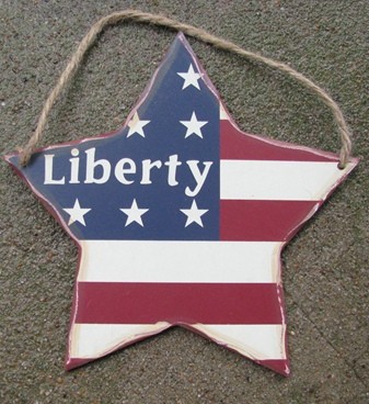 704-258LS - Liberty wood sign 704-258LS - Liberty wood sign
