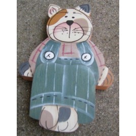 Country Crafts 709CBG -Cat Green Boy Shelf Sitter Country Crafts 709CBG -Cat Green Boy Shelf Sitter