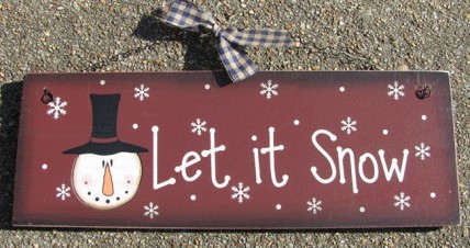 Snowman Wood Christmas Hanging Sign 71776LIS Snowman Plaque Let it Snow Snowman Wood Christmas Hanging Sign 71776LIS Snowman Plaque Let it Snow