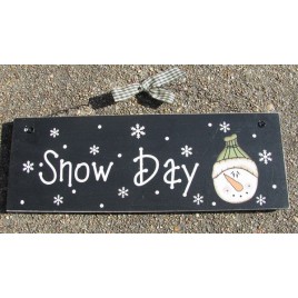 Wood Christmas 71775SD Snowman Plaque Snow Day Wood Christmas 71775SD Snowman Plaque Snow Day