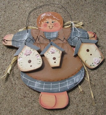 Country Crafts Angel 7761BB - Angel Birdhouse Blue Country Crafts Angel 7761BB - Angel Birdhouse Blue