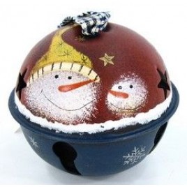  77754S2-  Snowman Bell Ornament 