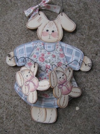 781BR-Rabbit Pink Roses  781BR-Rabbit Pink Roses