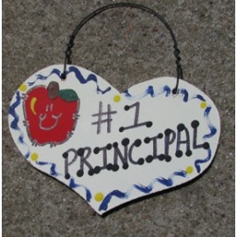 Teacher Gifts  808 Principal Wood Teacher Heart 