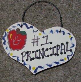 Teacher Gifts  808 Principal Wood Teacher Heart 