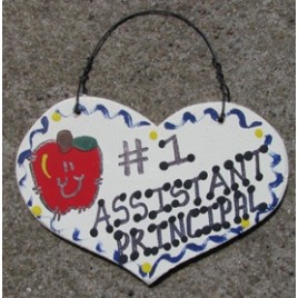 Teacher Gifts  809 Assistant Principal  Wood Teacher Heart 