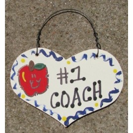 Teacher Gifts 816 Coach Wood Teacher Heart 
